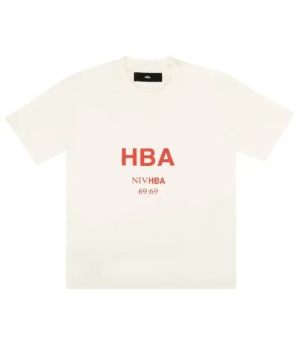 Red Logo Short Sleeve T Shirt 'White' (1)